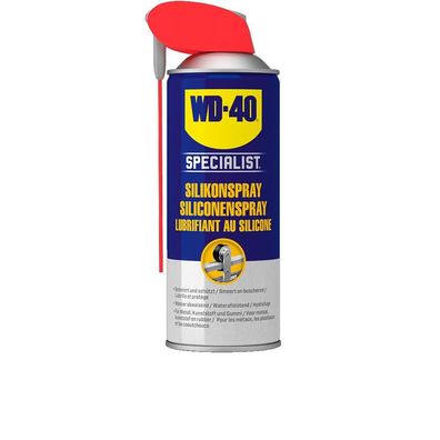 WD-40 Silikonspray 400 ml - Schmieren, Schétzen und Pflegen vor Rost und Korrosion