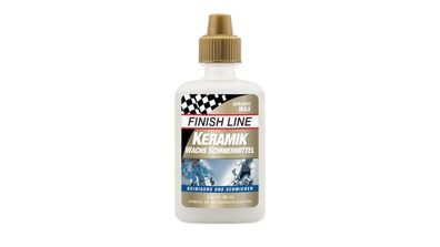 Finish Line Keramik Wachsschmiermittel 60ml - Premium Kettenschmierstoff mit Teflon f