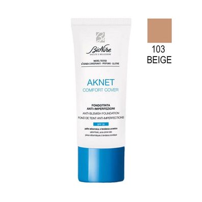 BioNike Aknet Comfort Cover Anti-Unreinheiten Foundation #103beige 30ml