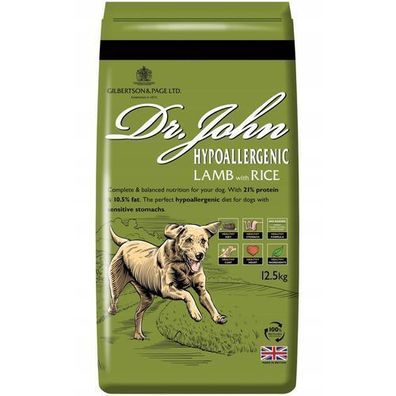 Dr. John Lamb Trockenfutter für Hunde, 12,5 kg