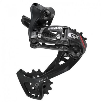SRAM Schaltwerk GX 2x11 schwarz-rot / mittellang - 2x11, rot
