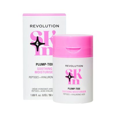 Skincare, Plump-Tide, Peptide & Hyaluronsäure, beruhigende Gesichtscreme 50ml
