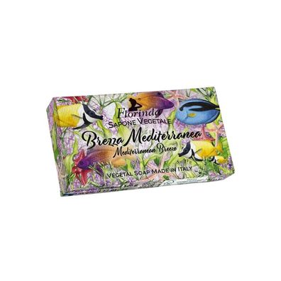 Mediterranean Breeze, Vegan, feuchtigkeitsspendend, duftender Seifenriegel 100g
