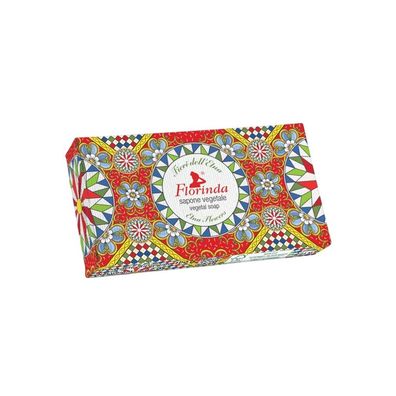 Etna Flowers, Vegan, feuchtigkeitsspendend, duftender Seifenriegel, Körper 100g