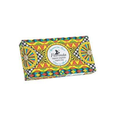 Florinda Citrus In Bloom, vegan, feuchtigkeitsspendend, duftender Seifenriegel 100g