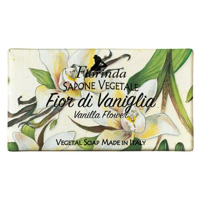 Vanilleblüte, vegan, feuchtigkeitsspendend, duftender Seifenriegel, Körper 100g