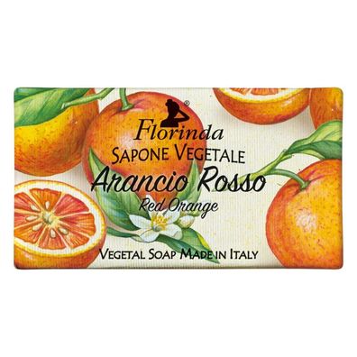 Red Orange, Vegan, feuchtigkeitsspendend, duftender Seifenriegel, Körper 100g