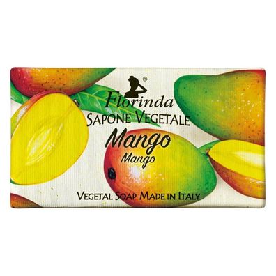Mango, Vegan, reinigend/feuchtigkeitsspendend, Seifenriegel, Körperpflege 100g