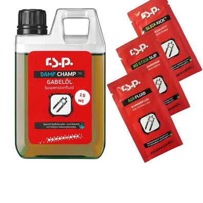 r.s.p. Damp Champ Suspension Service Kit 15 wt - Professionaler Gabel- und Dämpferser