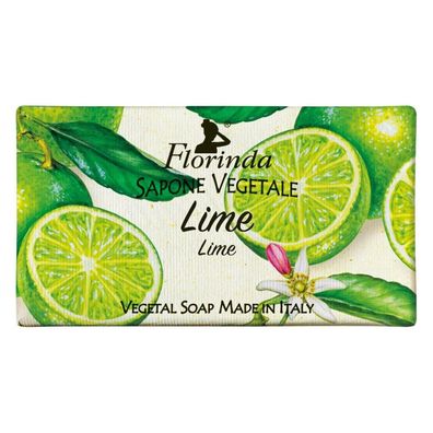 Florinda Limette, vegan/tierversuchsfrei, Seifenriegel 100g