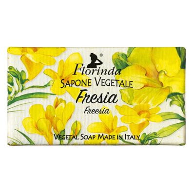 Florinda Freesia, vegan/tierversuchsfrei, reinigend/weichmachend, Seifenriegel 100g