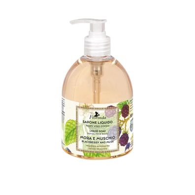 Florinda Brombeere und Moschus, Moschus, reinigend/weichmachend, Flüssigseife, 500ml
