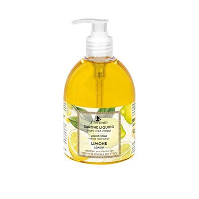 Zitronen- und Olivenöl, reinigend und feuchtigkeitsspendend, Flüssigseife 500ml