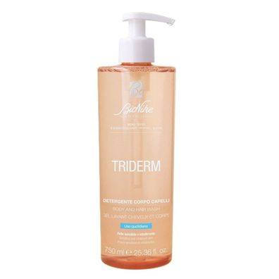 BioNike Triderm, reinigend und erfrischend, Duschgel, für Körper und Haare 750ml