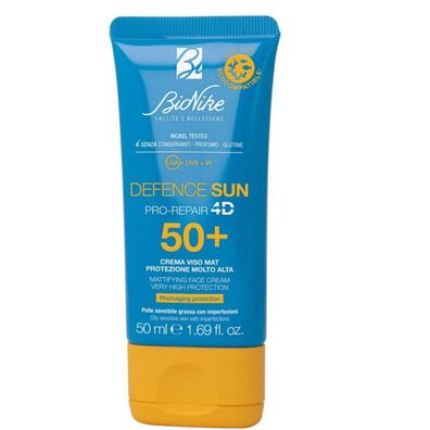 BioNike Defence Sun, mattierend und schützend, vor dem Sonnenbad, Creme SPF 50+ 50ml