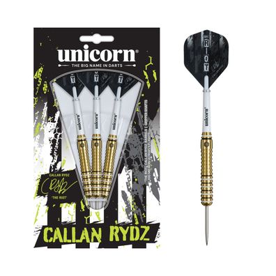 Unicorn Callan Rydz Brass Steel Darts / 1 Satz / 24gr
