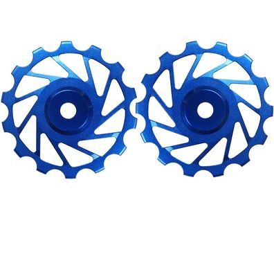 Nova Ride 14z MTB Schaltrollenset Ceramic Blau - 7075 Aluminium