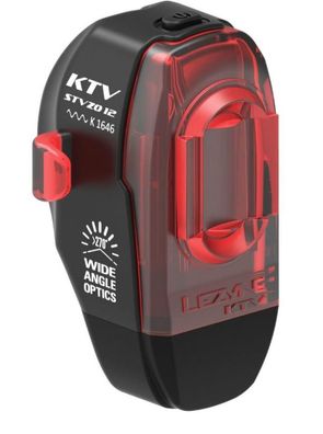 Lezyne Réckleuchte LED rot KTV Drive StVZO schwarz 11 Lumen Akku