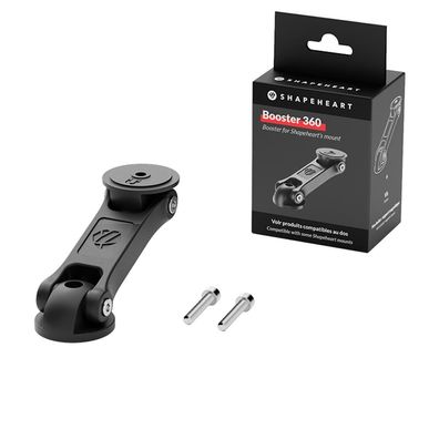 Shapeheart Booster 360 Lenker-Adapter - 360Â° Smartphone-Halterung Schwarz