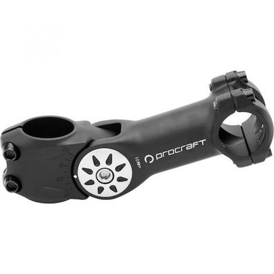 Procraft Vorbau Ahead AS-08 25,4 mm 70Â°-130Â° / 95 mm Schwarz - Verstellbarer Fahrra