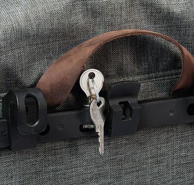 racktime Secureit Sidebag fér Doppeltasche Schloss 2er Set mit 4 Schlésseln - Securei