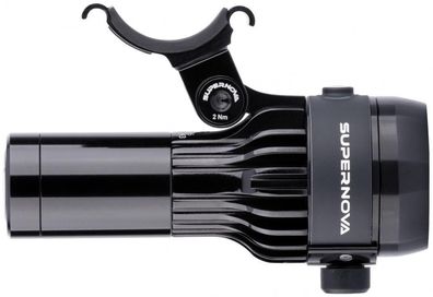 Supernova Airstream 2 Upside-Down Akku-Scheinwerfer schwarz, 105 Lux, StVZO, Unterlen