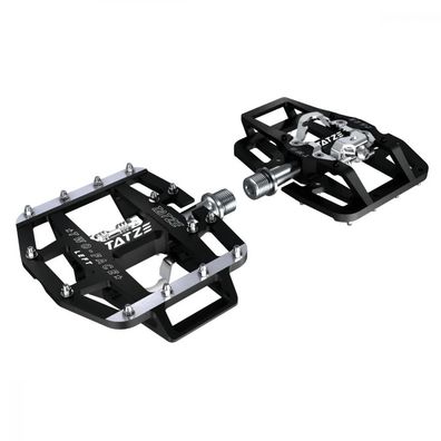 Tatze Two-Face MTB Hybrid Pedale Â? Robuste Kombipedale mit 14 austauschbaren Pins, C