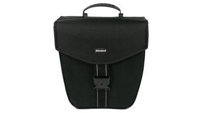 Haberland Einzeltasche 16l Classic schwarz - robuste Gepäckträgertasche fér Alltag un