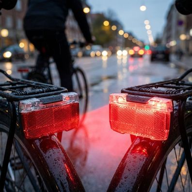 Herrmans Gepäckträgerrécklicht H-Trace Dynamo 50mm Stvzo