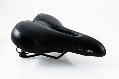 P&P Bequemsattel Luftikus verstärkt 608V schwarz, Uni, 280x210mm