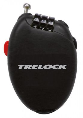 Trelock Kabelschloss RK 75 Pocket 75 - kompaktes Fahrradschloss fér unterwegs