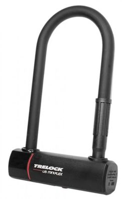 Trelock Bégelschloss mit Halter ZB 401 U5 Mini Flex schwarz 83-178 mm D 15 mm