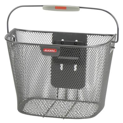 KLICKfix Lenkerkorb anthrazit ohne Adapter 25x35x26 cm
