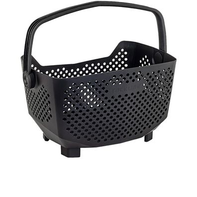 Racktime Korb Bask-it EDGE 20l schwarz Kunststoff recyclebar Ohne Adapter - Fahrradko