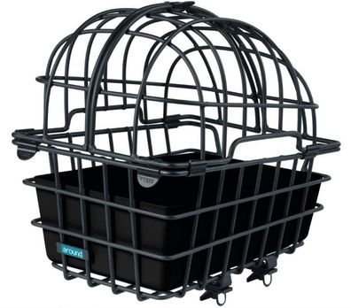 Around Hundekorb Luna Alu schwarz Â? Stabiler und moderner Hundekorb aus Aluminium, l
