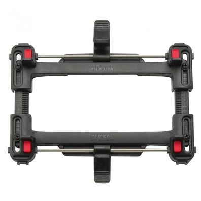KlickFix Zubehörhalter Uniklip 2 schwarz fér Gepäckträgermontage Größe 3,7x22x17 cm