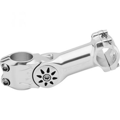 Procraft Vorbau Ahead verstellbar 25,4 mm 70Â°-130Â° Silber - Ergonomisch & Stabil