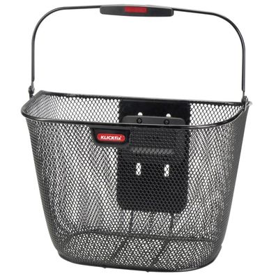 Klickfix Lenkerkorb Uni Plus schwarz höhenverstellbar 26x27x35 cm