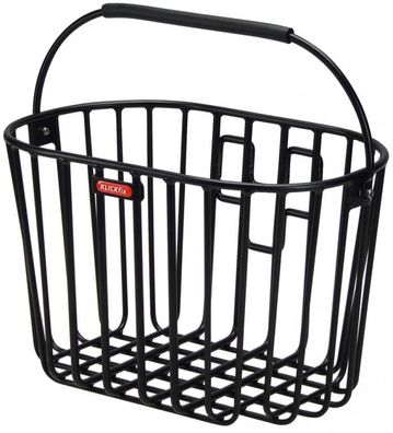 KLICKfix Lenkerkorb Alumino schwarz 26x25x40 cm