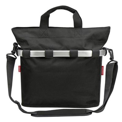 KLICKfix City-Tasche Bikebasket oval Reisenthel schwarz 17,5x31x34 cm