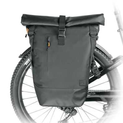 SKS Gepäckträgertasche Germany Infinity Urban Sidebag: 20 Liter wasserdichte Fahrradt