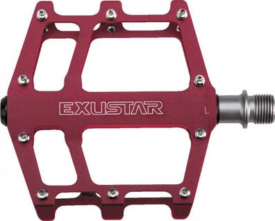 Exustar Plattformpedal MTB/BMX rot Industriegelagert