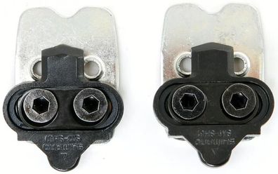 Shimano SPD Schuhplatten SM-SH51 mit Schrauben und Gegenplatte - Sicherer Klick fér S
