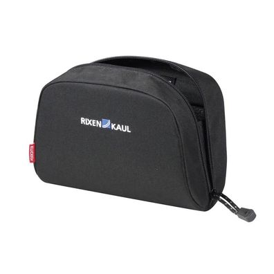 KLICKfix Lenkertasche Baggy Mini schwarz 2,5 Liter - kompakte Fahrradtasche 9x20x15 c