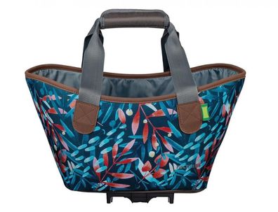 racktime Agnetha 2.0 Gepäckträgertasche 15L Midnight Flowers - Snapit 2.0 System
