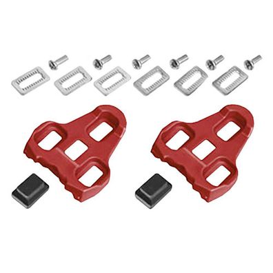 Cleats fér LOOK Keo Pedal, rot, 9,0 Â°