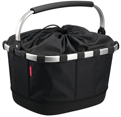 KLICKfix Fahrradkorb Carrybag GT schwarz fér Racktime 42x28x33 cm
