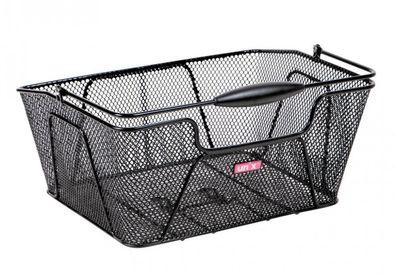 Unix Hinterradkorb Remio 40x30x17cm, schwarz, engmaschig