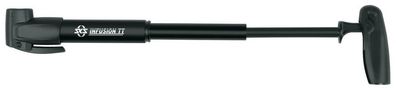 SKS Minipumpe Infusion TT AV/SV/DV schwarz, 6 bar, Teleskopfunktion, klappbarer T-Gri