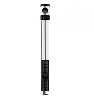 Crankbrothers Klic HP Handpumpe-CO2-Pumpe, analoges Manometer inkl. Rahmenhalter silv